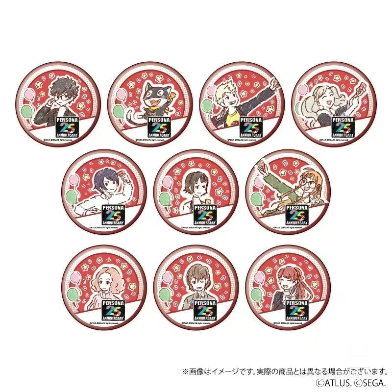 【欧你没商量】女神异闻录P3P4P5涂鸦彩绘Q版吧唧 （默认代拆）