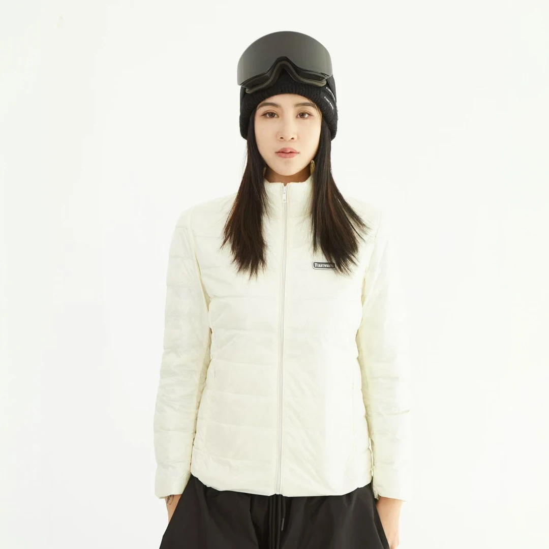 F1RSTWH1TE滑雪羽绒服中间层男女款内胆保暖羽绒衣轻薄蓬松冬季
