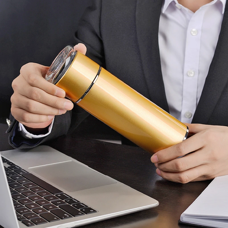 足银银制品 官方正品999足银水杯内胆银杯茶水分离保温杯