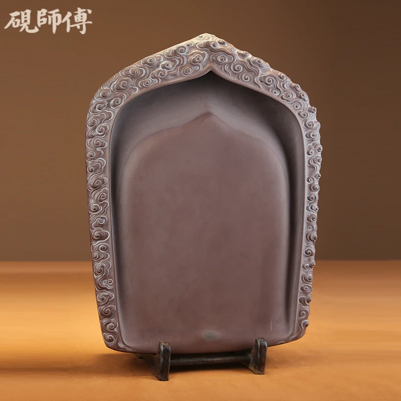 砚都砚台原石天然宋坑梁满雄个人作品守真 高档收藏精品文房四宝