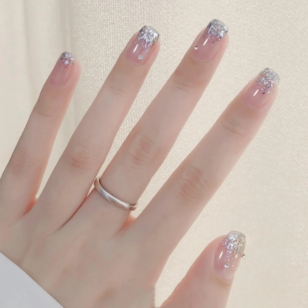 飘带银河爆闪系显白百搭色系美甲店专用流行反光夏日爆闪甲油胶