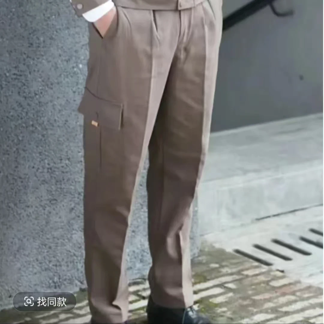 春秋冬款纯棉裤子工作服工厂车间电焊防烫耐磨劳保服男士潮流