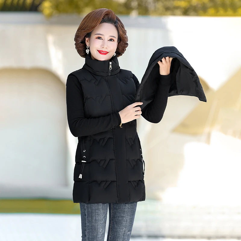 300斤秋冬超特大码中老年洋气棉马甲女胖妈妈加肥加大230胖人马夹