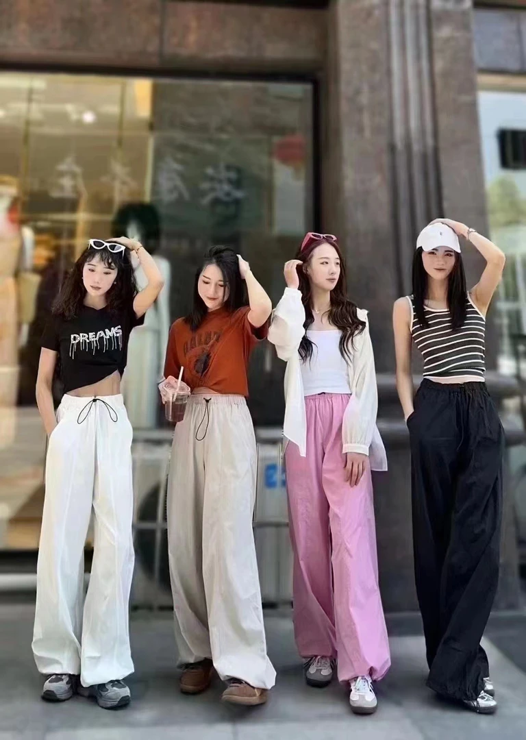 易缔媤工装风休闲裤