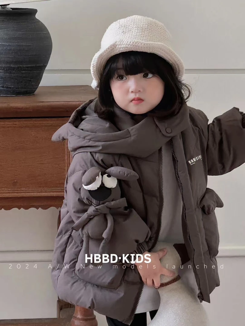 【现货】儿童羽羽服新款2024加厚洋气中小男女童韩版冬款冬季外