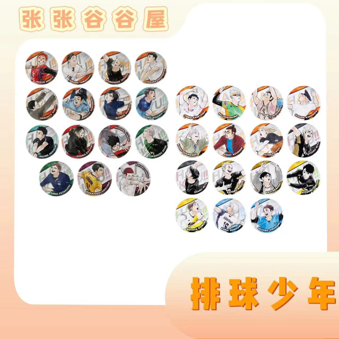 【排球少年-排&球原画日谷吧唧盲袋】排球少年 排&球原画日谷吧唧