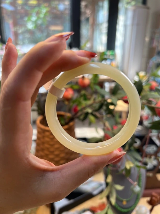 和田玉 黄口料手镯