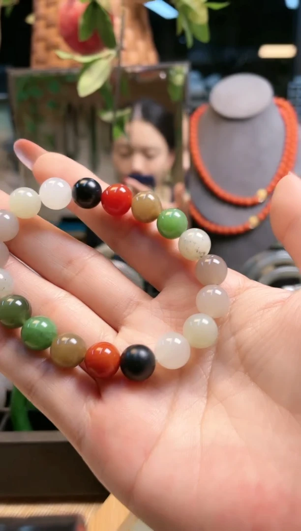 【闪购商品】和田玉多宝手串未镶嵌19