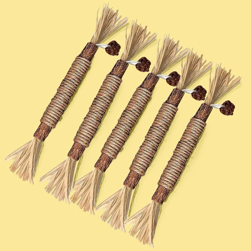 拉菲草磨牙猫玩具木天蓼自嗨解闷猫薄荷球逗猫耐咬猫咪用品养猫