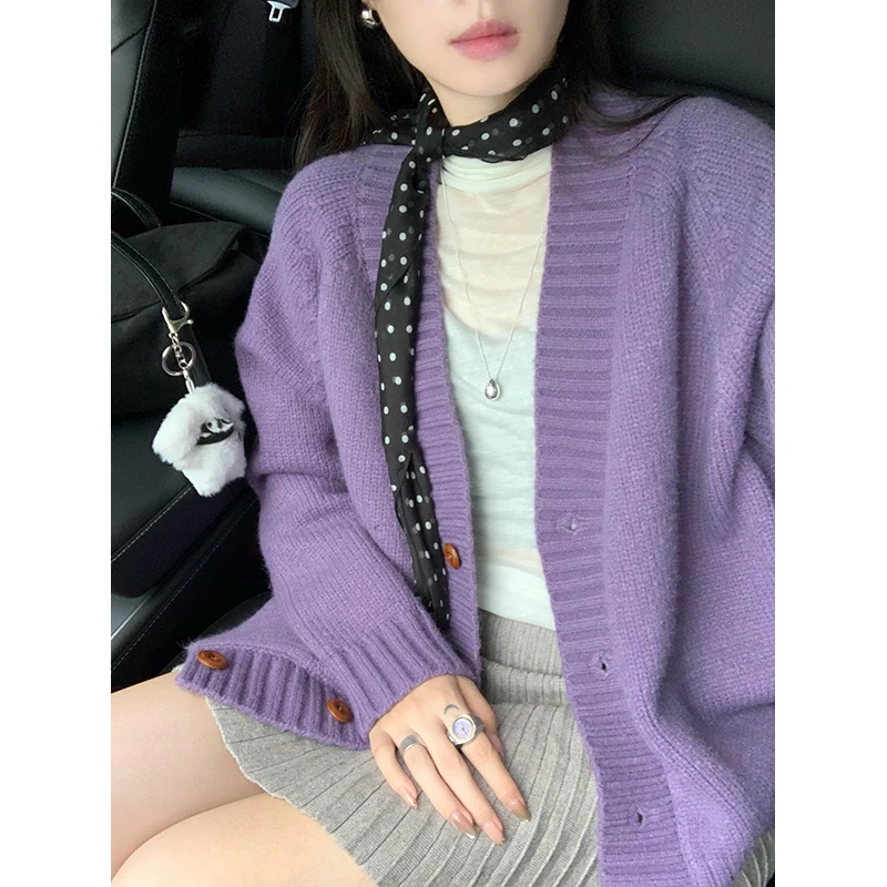 针织衫外搭上衣毛衣外套开衫外穿百褶针织裙短裙百搭A字半身短裙