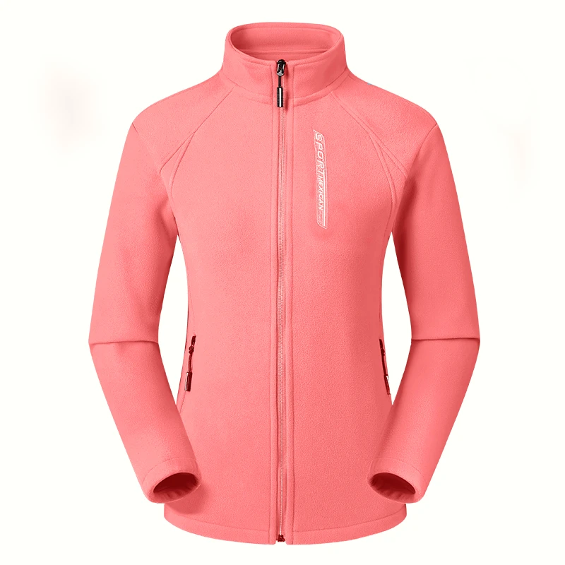 春秋季新款摇粒绒上衣抓绒衣男女士立领情侣保暖户外运动登山加绒