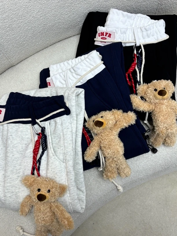 宠粉[现现发货]2024冬季宽松加绒加厚一体绒直筒卫裤！