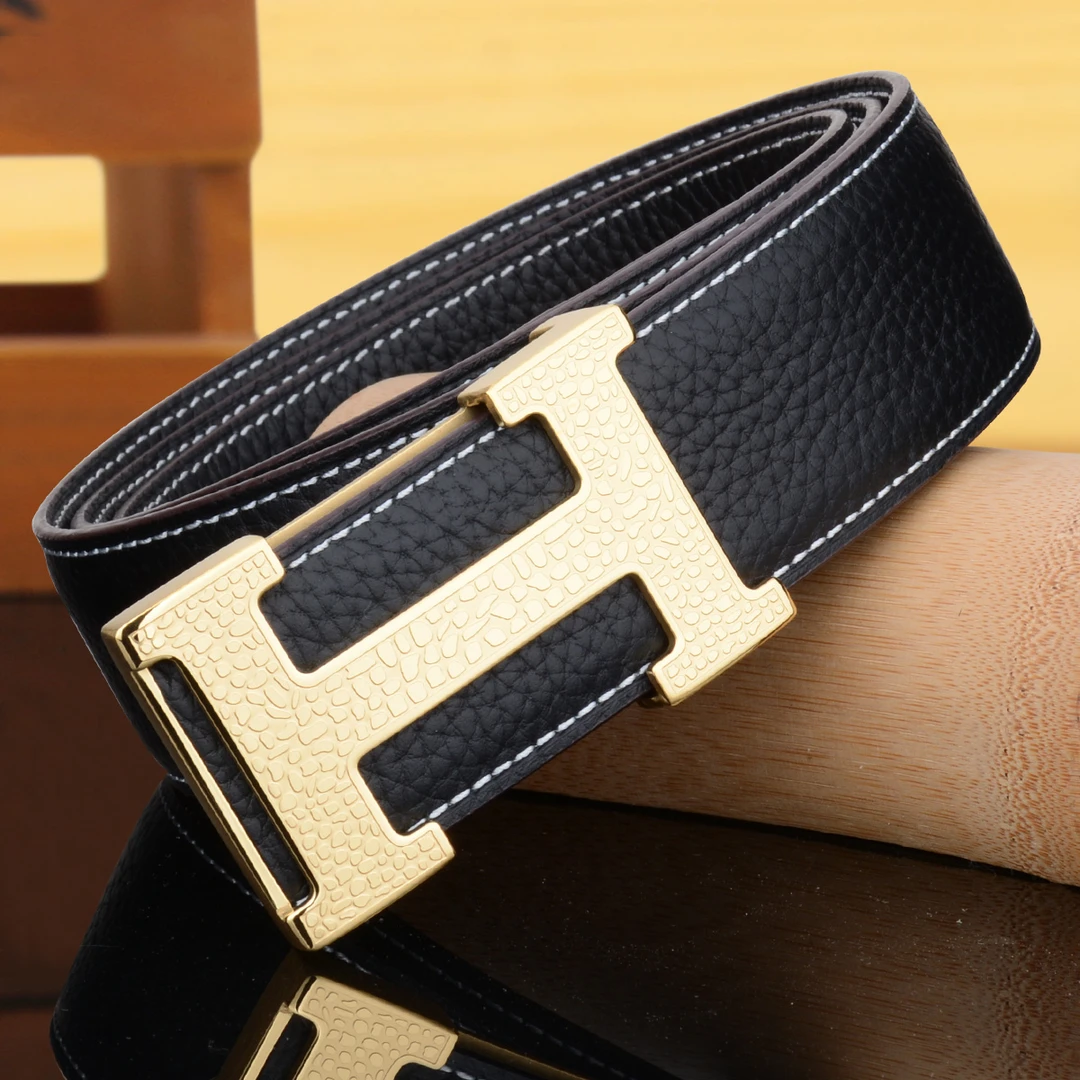 HEMR头层牛皮皮带男款轻奢时尚中青年男士腰带年轻人裤带生日礼物