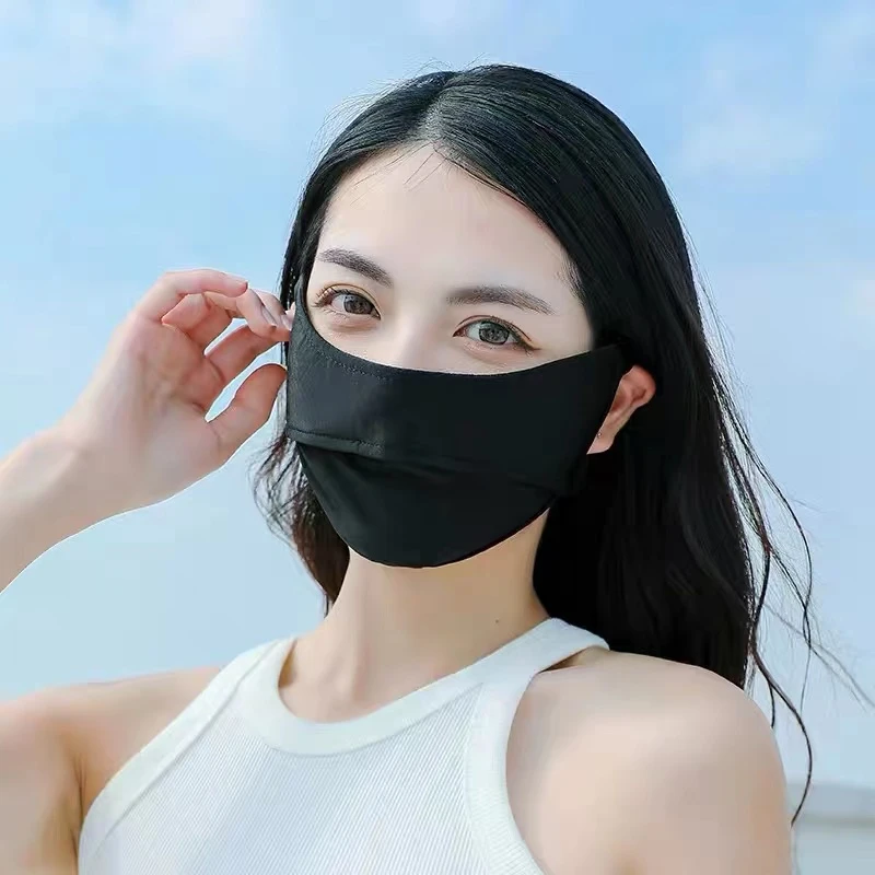 【买一送一】冰丝防晒面罩夏季骑行薄款透气防紫外线遮阳护眼角