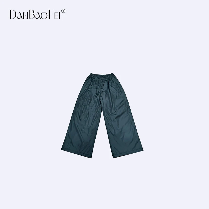 【KAREN】 极简休闲风松紧腰百搭阔腿大屁屁棉裤 YLM00370