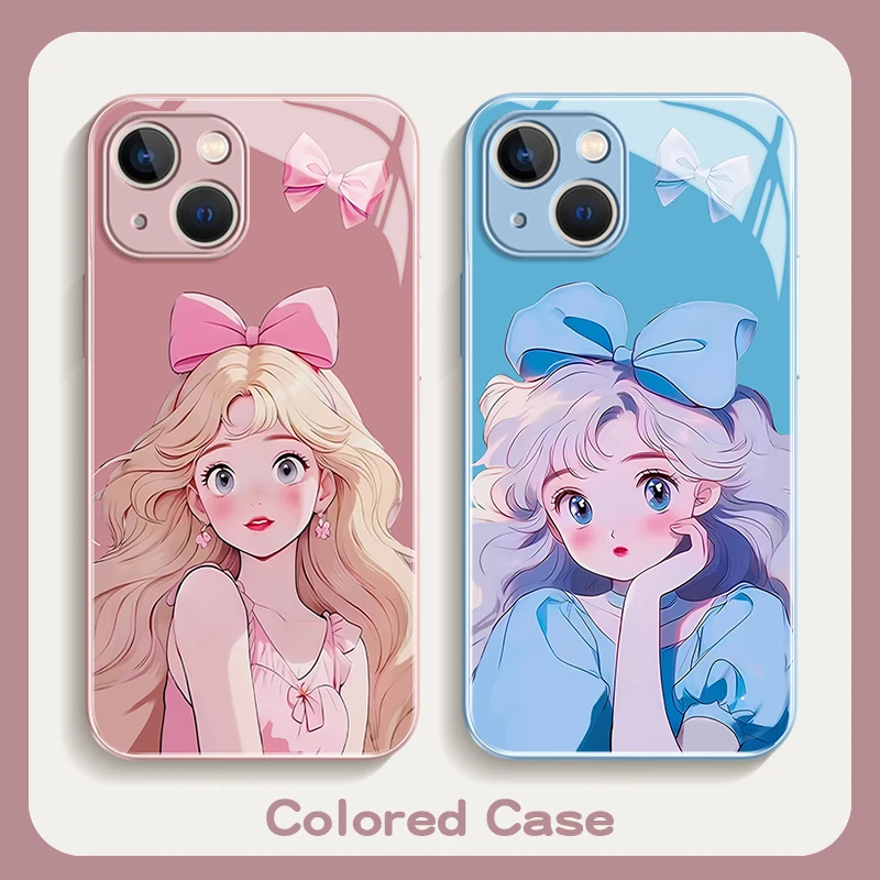 适用iPhone15promax苹果14_13_12蝴蝶结少女vivo华为小米xs手机壳