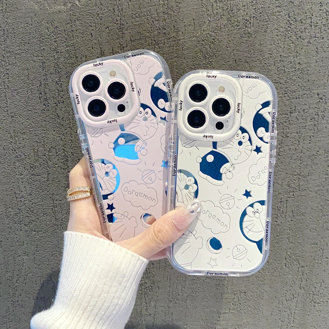 镜面奶油壳适用苹果15/iPhone/华为荣耀/OPPO/VIVO/小米手机壳潮