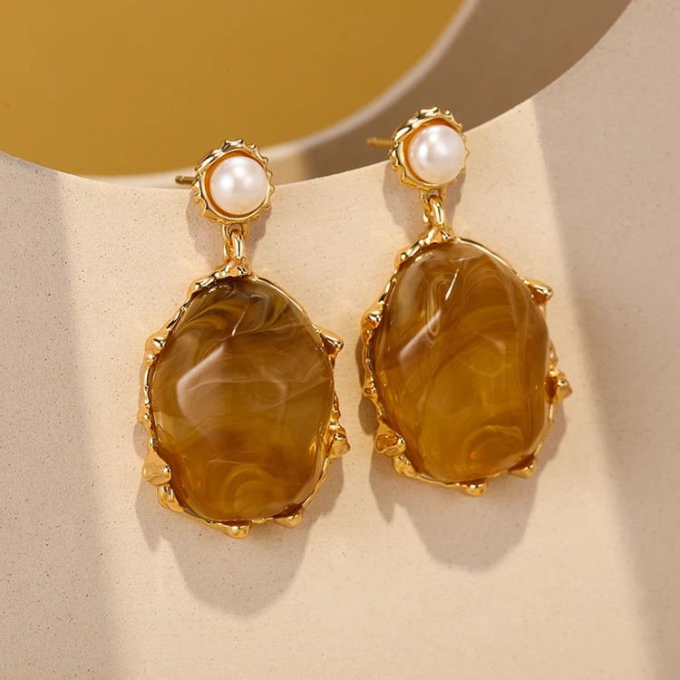 925银耳饰 S925银重工设计法式轻奢高级感耳钉耳环耳饰气质耳坠