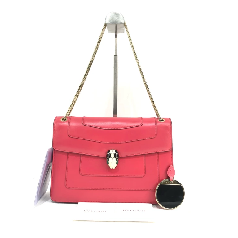 95新 BVLGARI/宝格丽 安洁利严选宝格丽蛇头链条单肩包WHZ18382H