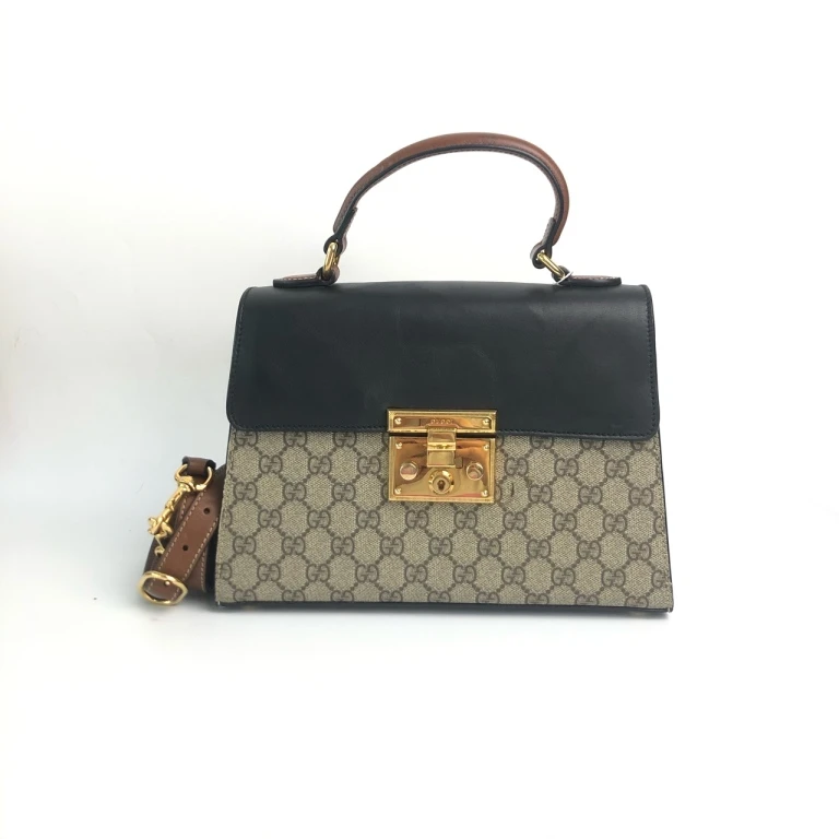 95新 GUCCI/古驰 安洁利严选古驰padlock手提单肩包WHZ406060