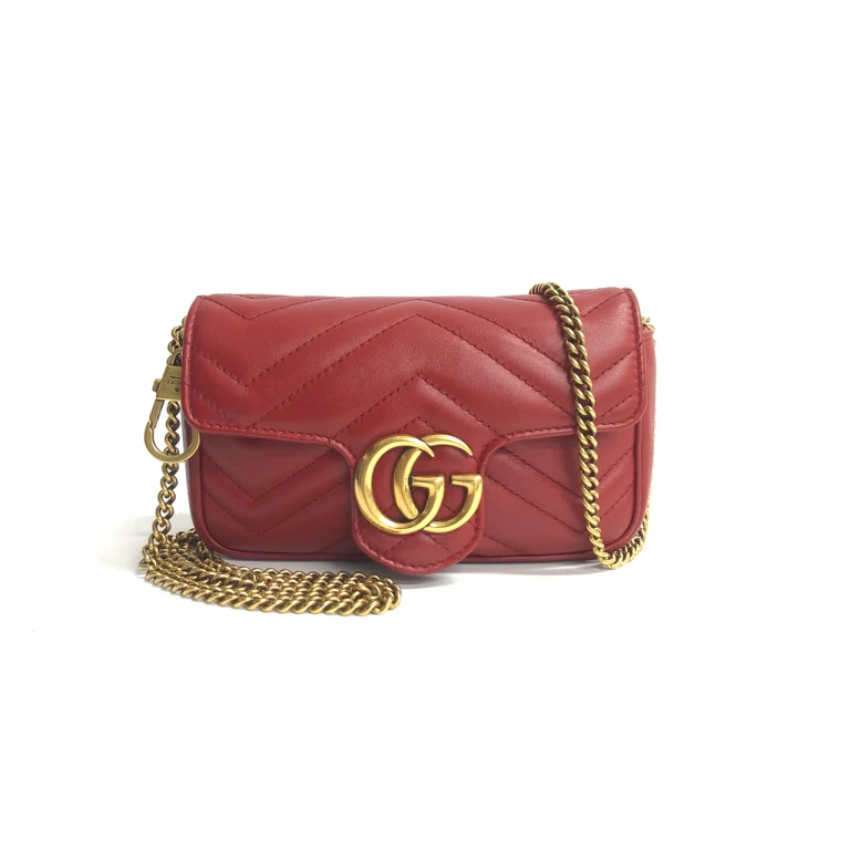 95新 GUCCI/古驰 【折扣仓专属】 古驰mini马蒙单肩包 WHL410055H
