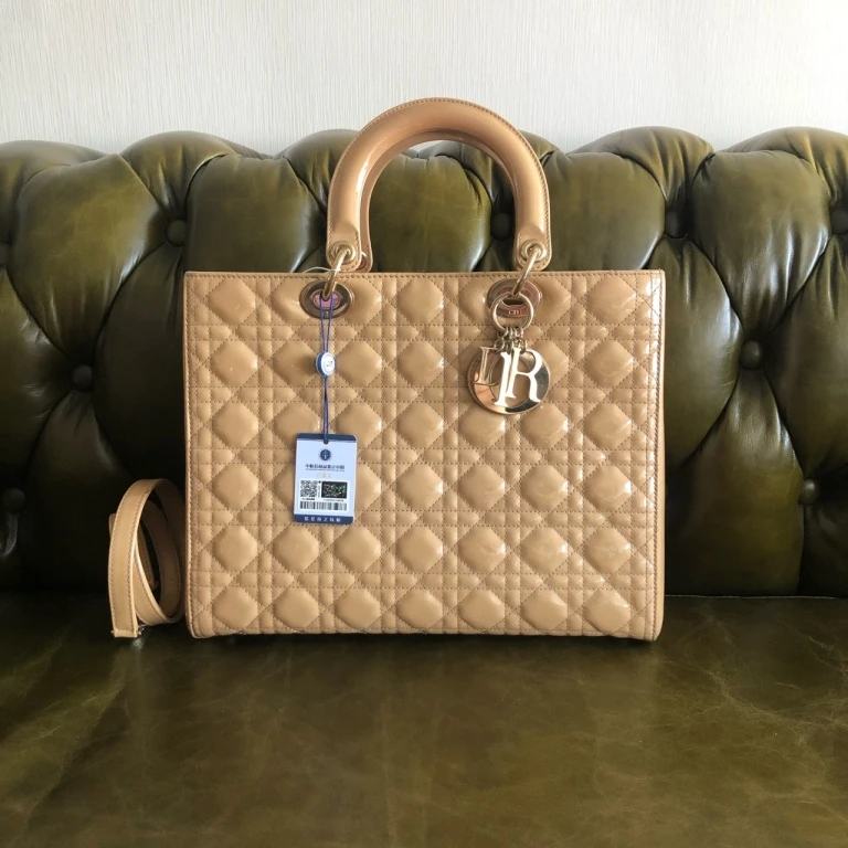 95新 DIOR/迪奥 安洁利严选Dior迪奥七格戴妃手提单肩包WHY18231H