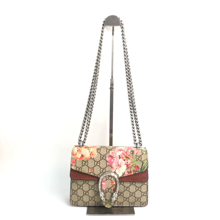 95新 GUCCI/古驰 安洁利严选GUCCI古驰酒神链条单肩包/WHZ406052