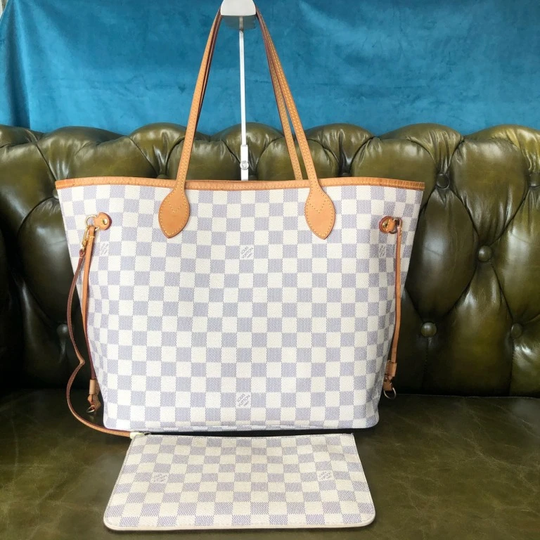 95新 LouisVuitton/路易威登 【折扣仓】 LV棋盘NF托特包WHZ409391H