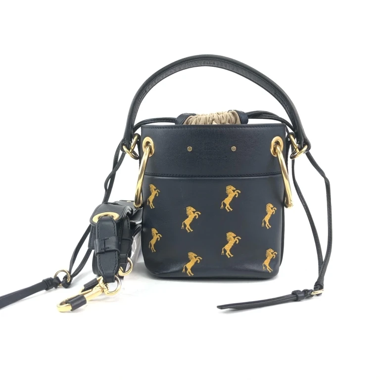 95新 Chloe/蔻依 安洁利严选克洛伊Roy水桶单肩包WHZ15840H