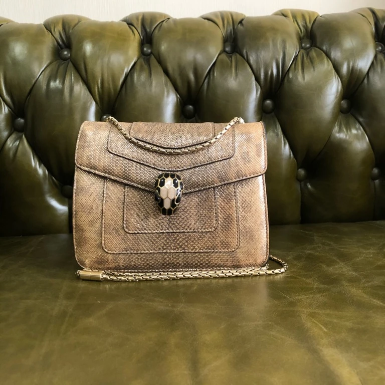 95新 BVLGARI/宝格丽 【折扣仓专属】宝格丽蛇头单肩包 WHL20533