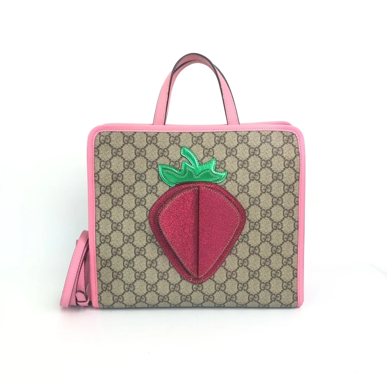 95新 GUCCI/古驰 安洁利严选Gucci古驰儿童托特包/WH407060H