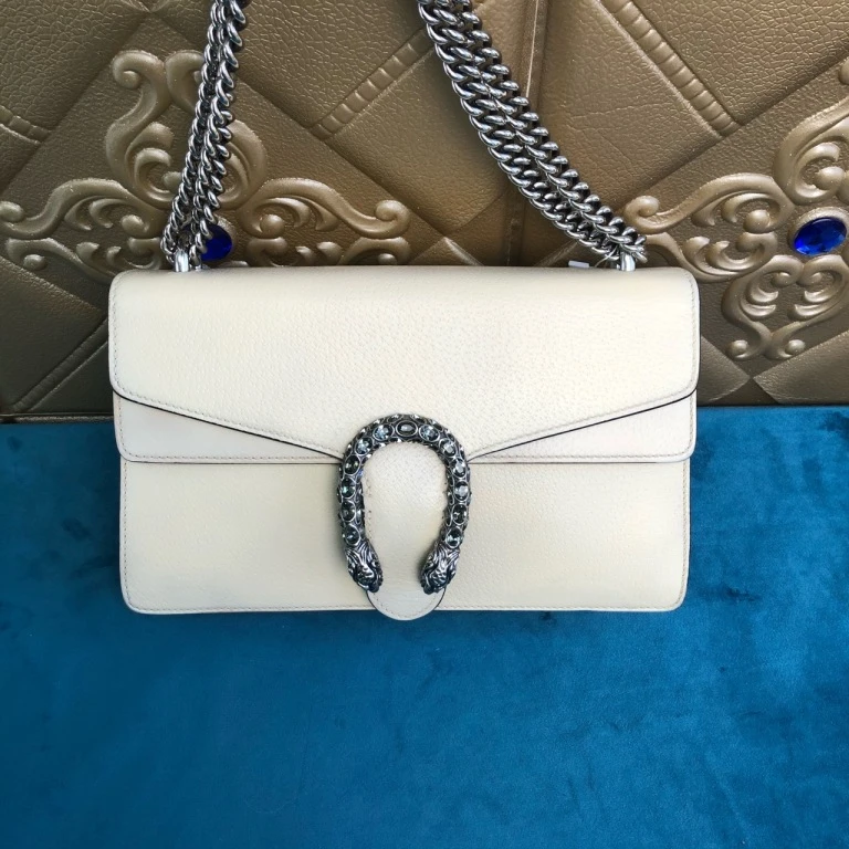 95新 GUCCI/古驰 安洁利【折扣仓专属】酒神链条单肩包WHZ17810H