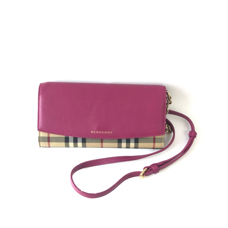 95新 BURBERRY/博柏利 安洁利严选 巴宝莉格纹单肩包/WHL409517