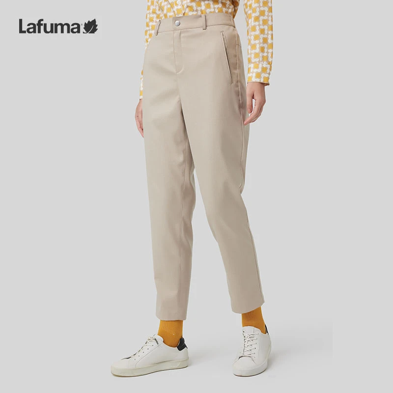 Lafuma乐飞叶防风直筒裤2024新款秋冬季宽松休闲裤女LFPA3CL60
