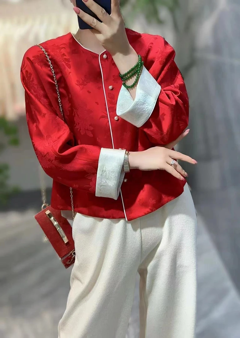 玛薇丝《太平乐》上衣女外套秋季女外套气质长袖时尚新中式复古网红