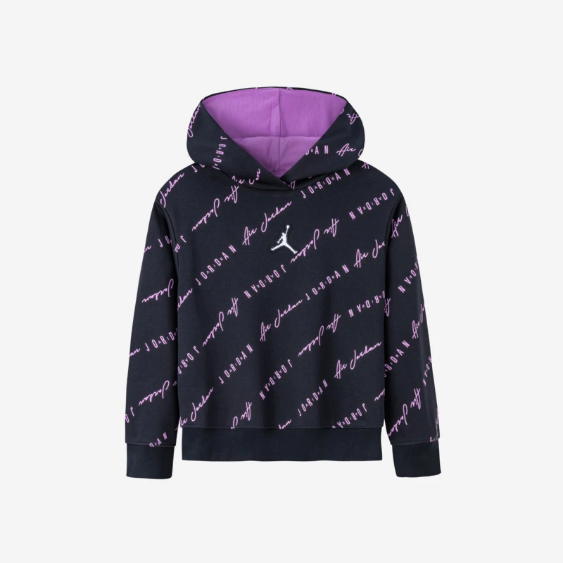 AIR JORDAN儿童中大童男女童童装连帽套头运动卫衣JDG-PO-C308