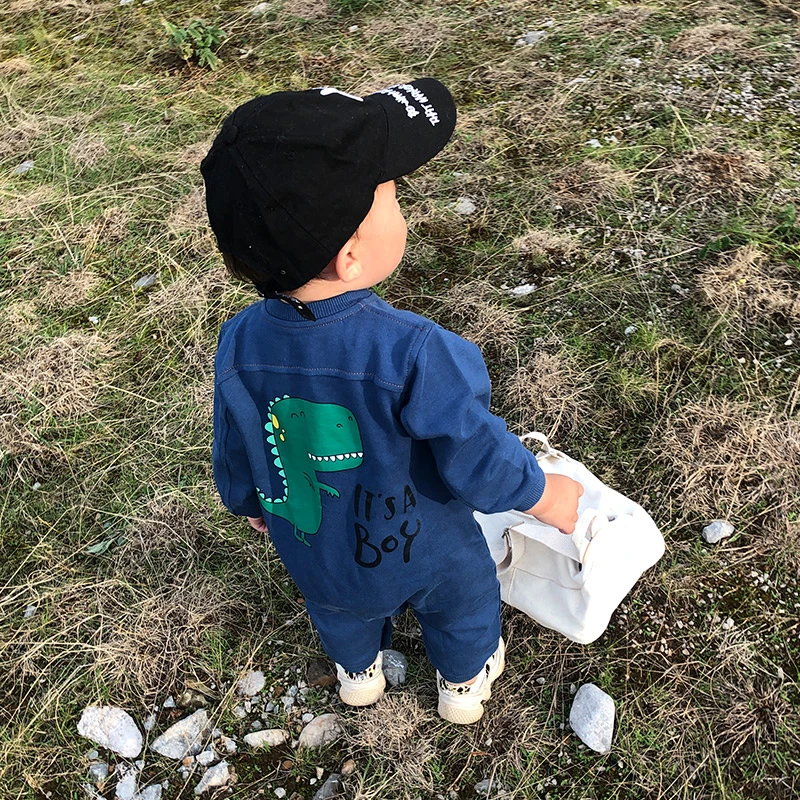 【可爱小恐龙卫衣】婴儿连体衣服春秋外出外套装