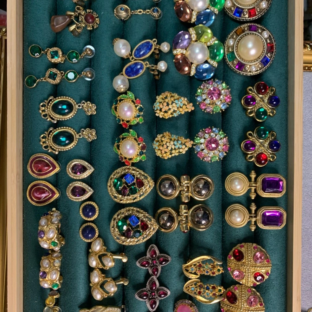 合金耳饰 【5.9-9.9米】复古合金耳饰 YoYo家中古首饰