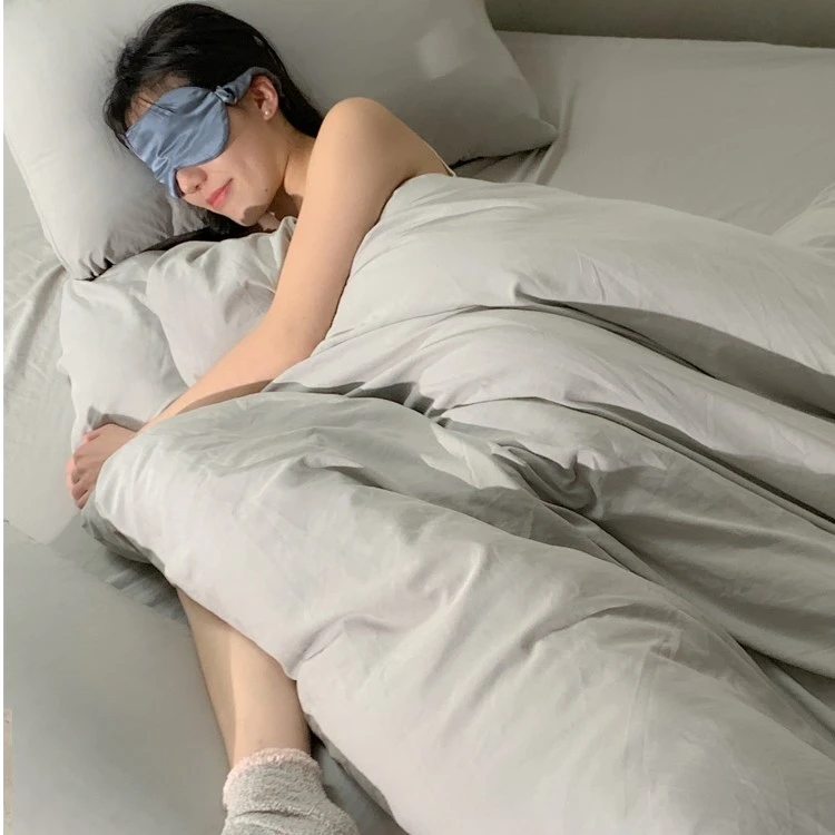 【隔脏睡袋同款面料】四件套床笠款床单被套学生宿舍单人被罩