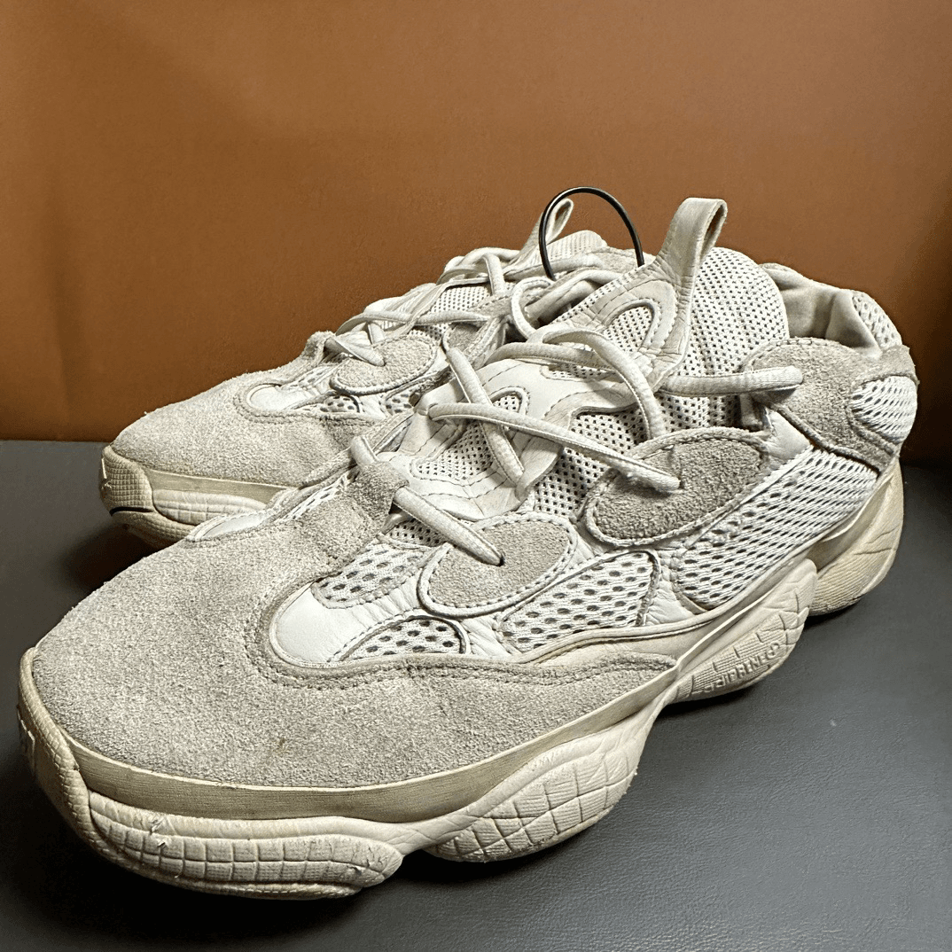 休闲鞋 85新 Yeezy500灰白 46码 无原盒 偏小 45-45 D2802
