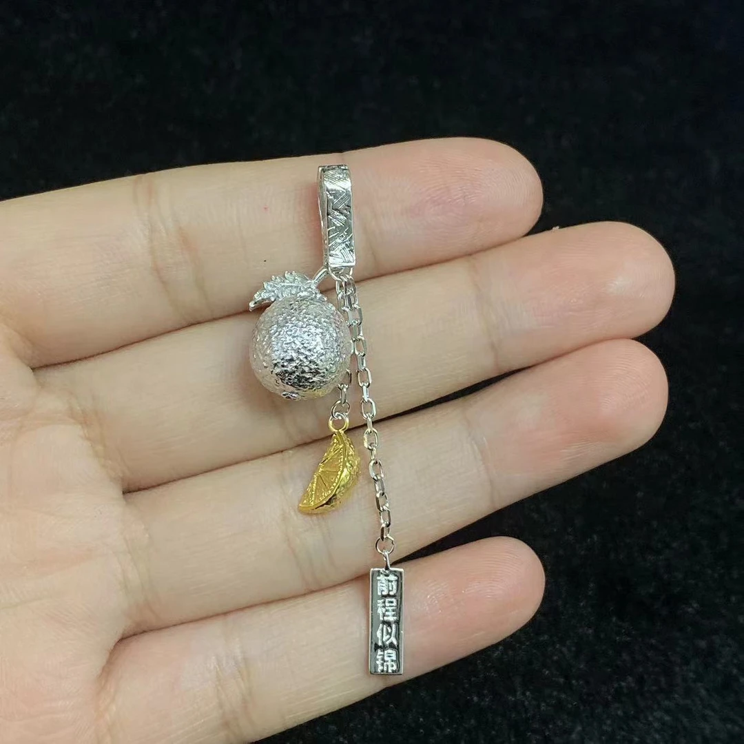 吊坠925银 【北野珠宝】24 Y13190-S925银前程似锦吊坠-11mm