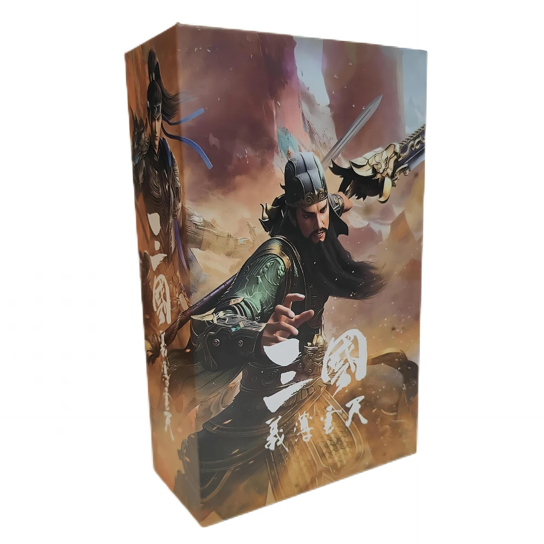 三国义薄云天珍藏卡牌趣味产品收藏文化炫彩工笔下单