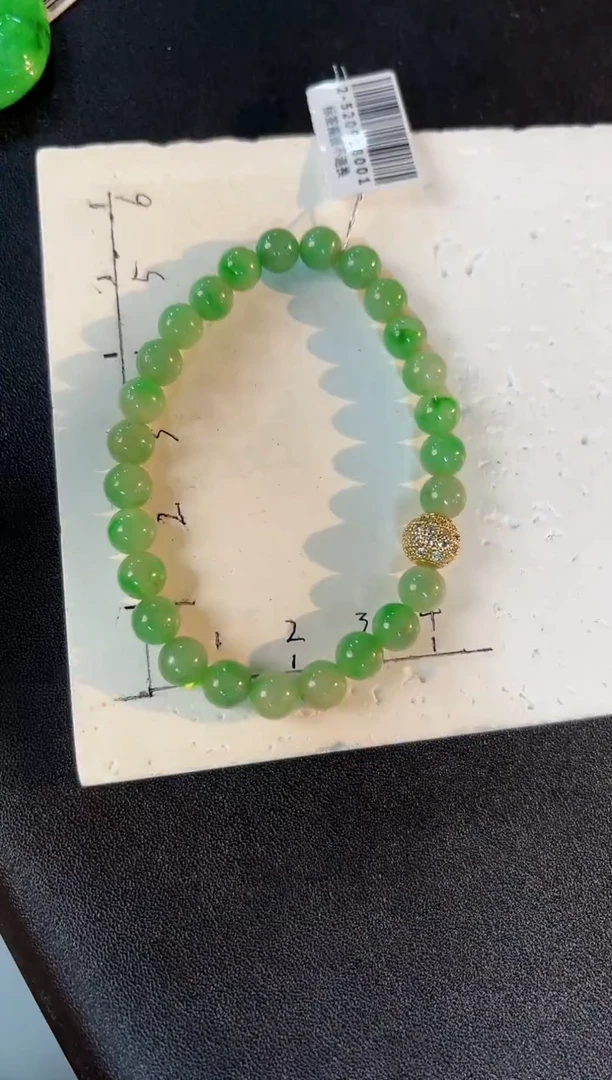 【闪购商品】翡翠手串未镶嵌缅料A货/支持复检/一件