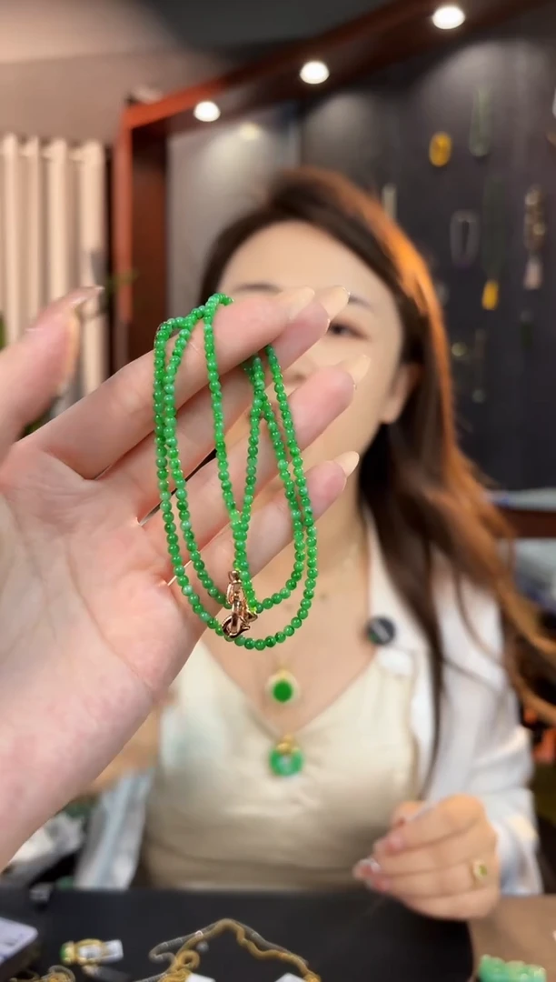 【闪购商品】翡翠颈饰未镶嵌缅料A货/支持复检/一件