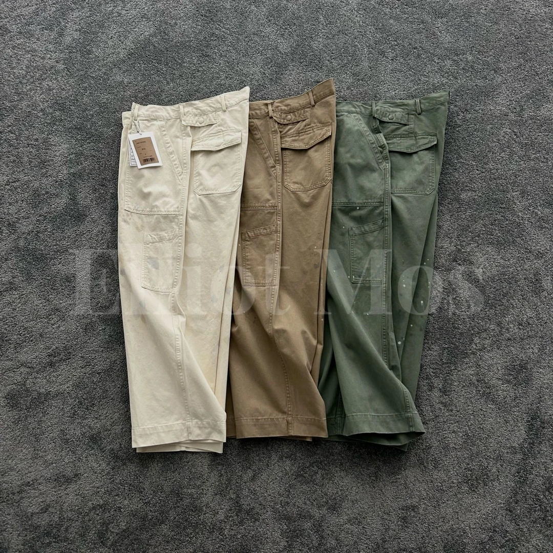 24AW Splashed ink pants 泼墨水洗多口袋休闲脏脏裤-0819