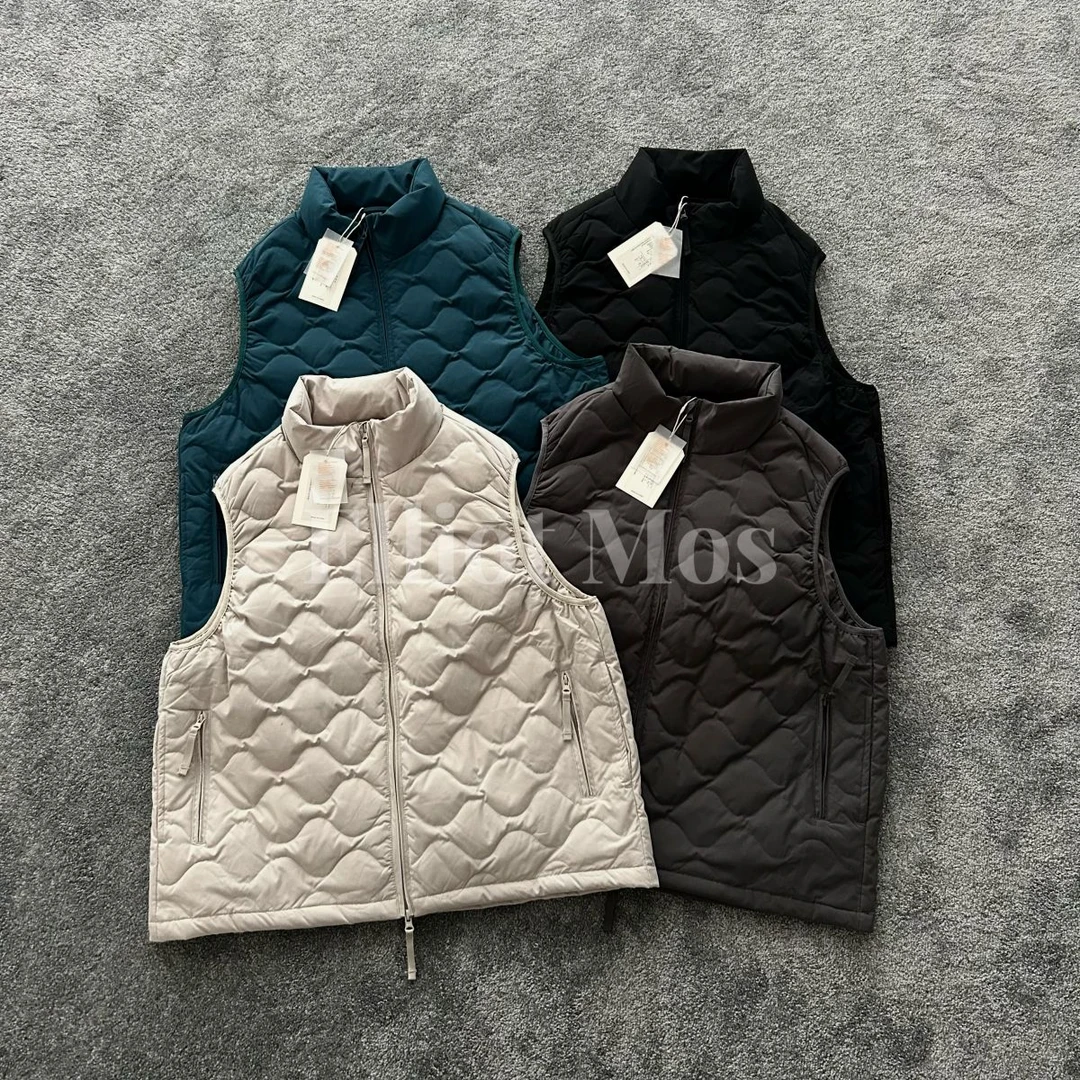 90%白鸭绒Waterproof Down Vest 简约立领防水羽绒马甲-0409