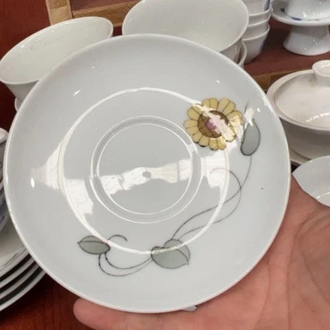 高温瓷细白瓷微瑕12厘米