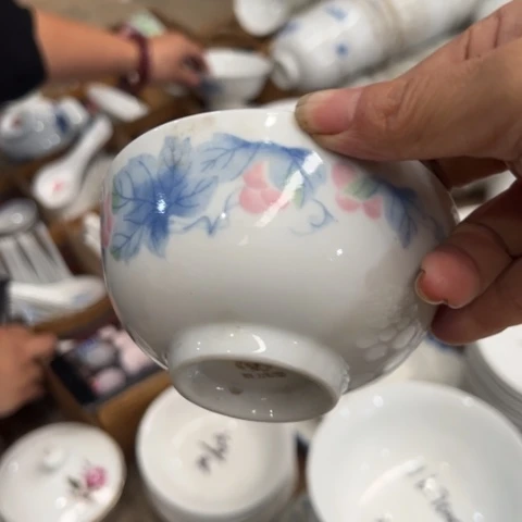 高温瓷细白瓷微瑕10.5厘米