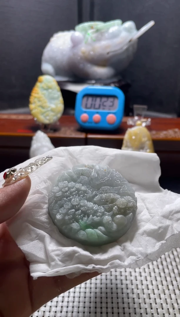 【闪购商品】定制翡翠未镶嵌挂件