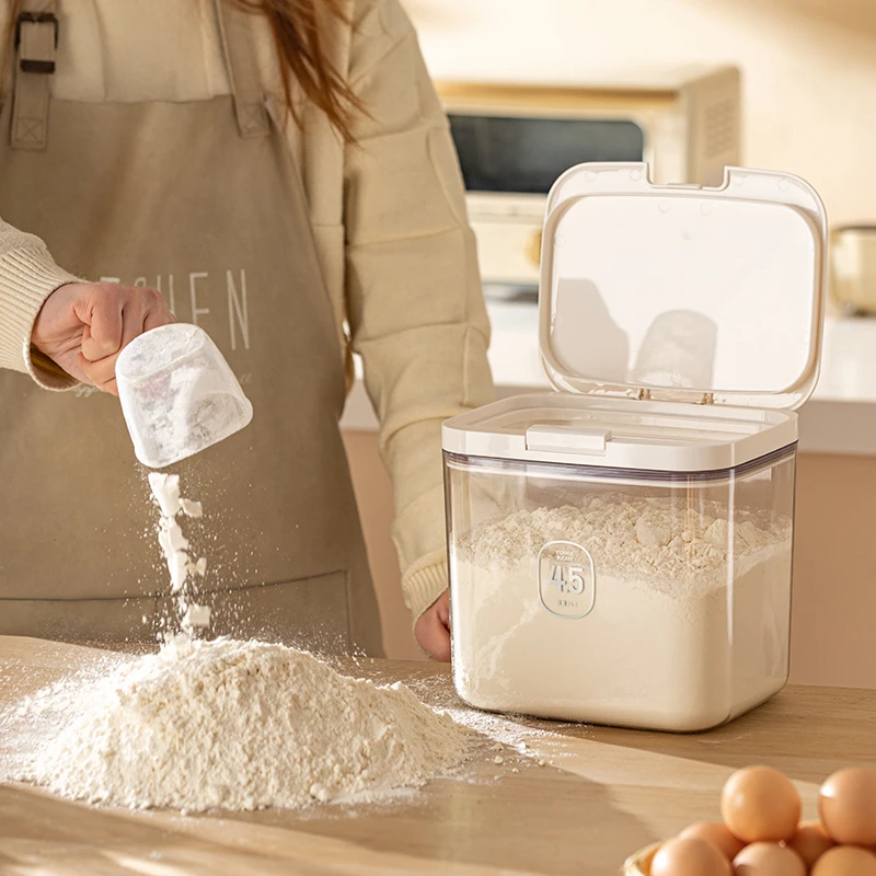 【摩登主妇】面粉储存罐食品级米桶防潮收纳米面储存容器家用面桶
